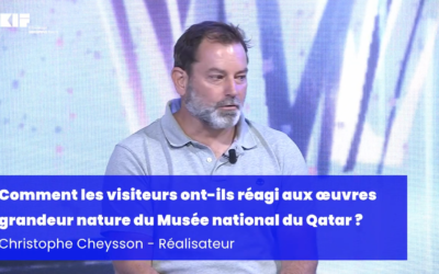 Comment les visiteurs ont-ils réagi aux œuvres grandeur nature du Musée national du Qatar ?